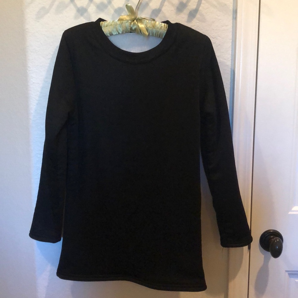 Black Sherpa lined top.